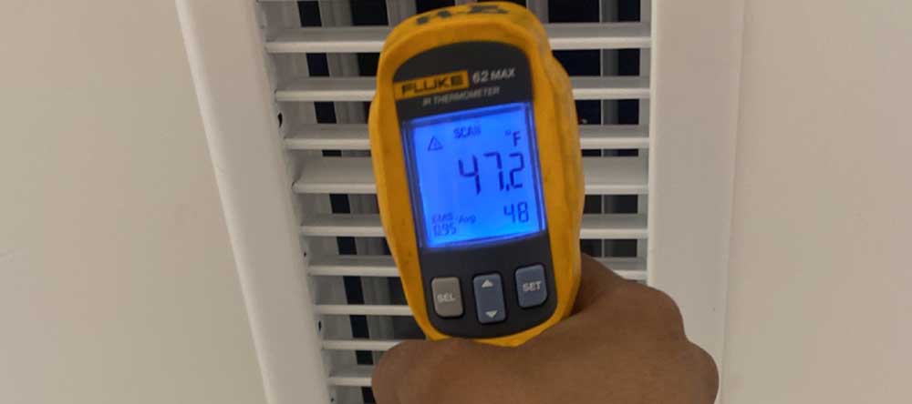 cool air temperature check