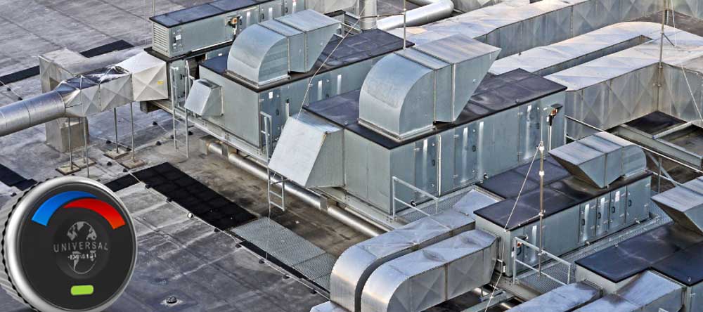 large network of ventilation shafts