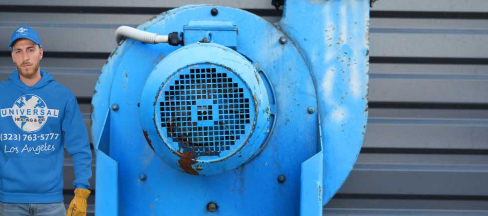 air vent with rust