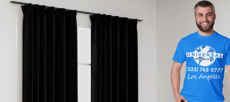 blackout curtains