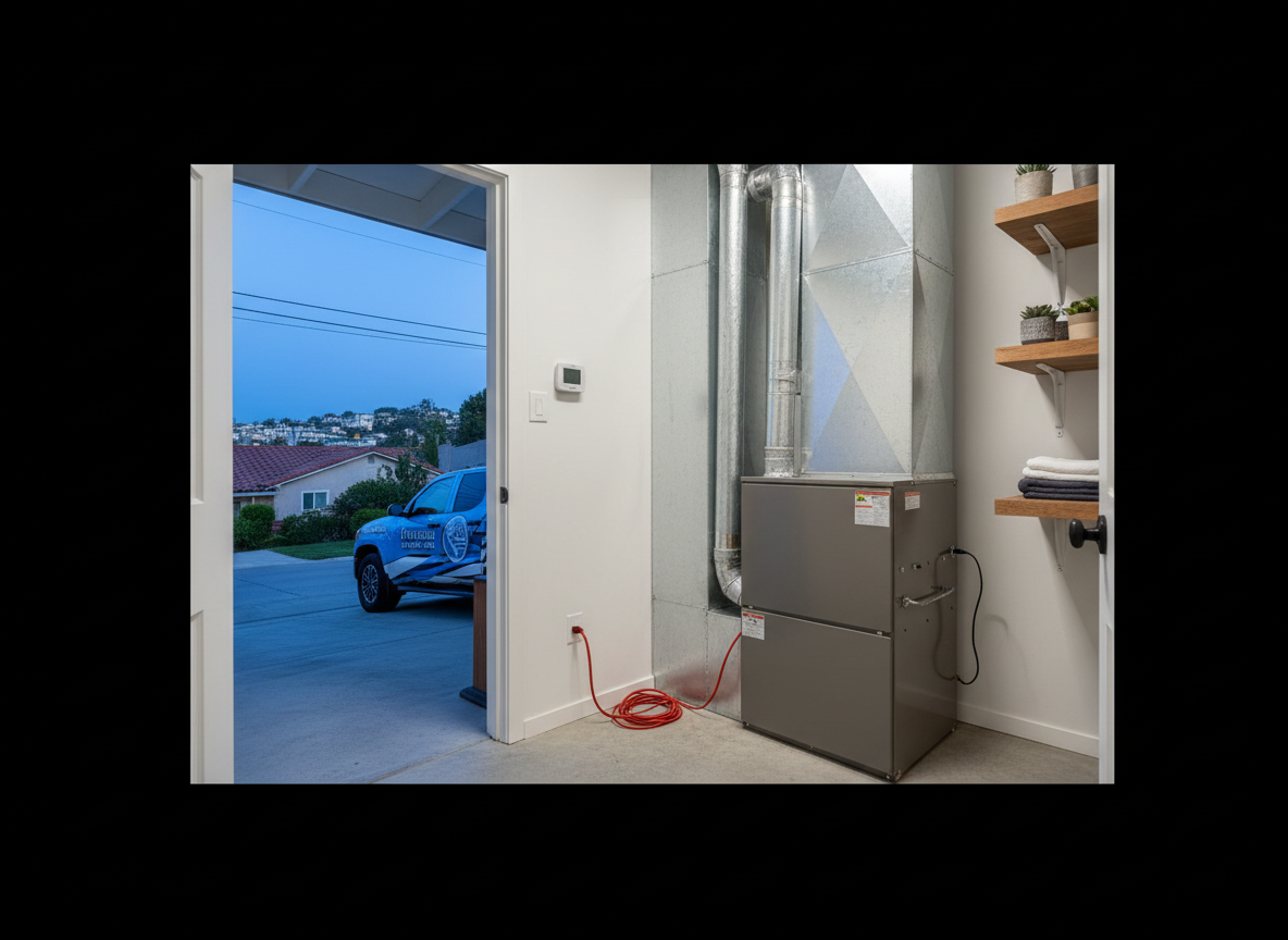 Emergency heating service
