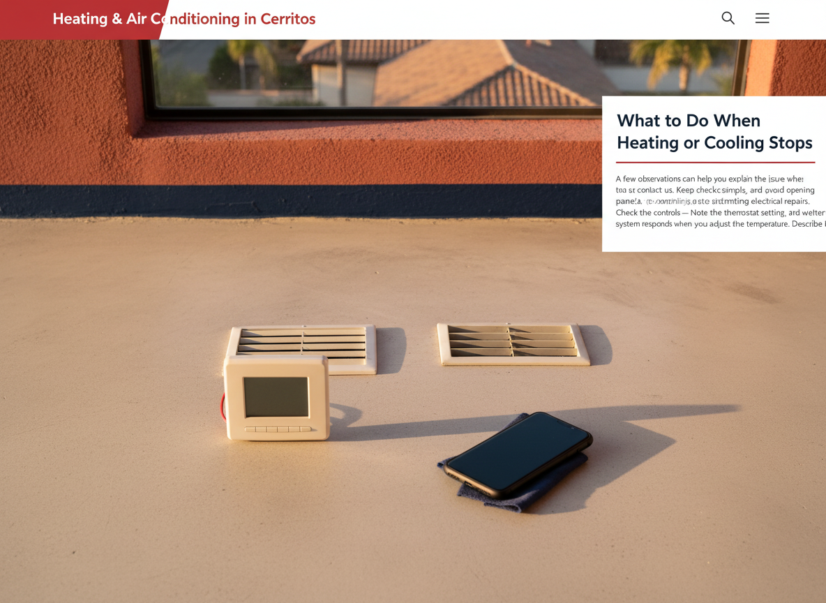What to Do When Heating or Cooling Stops