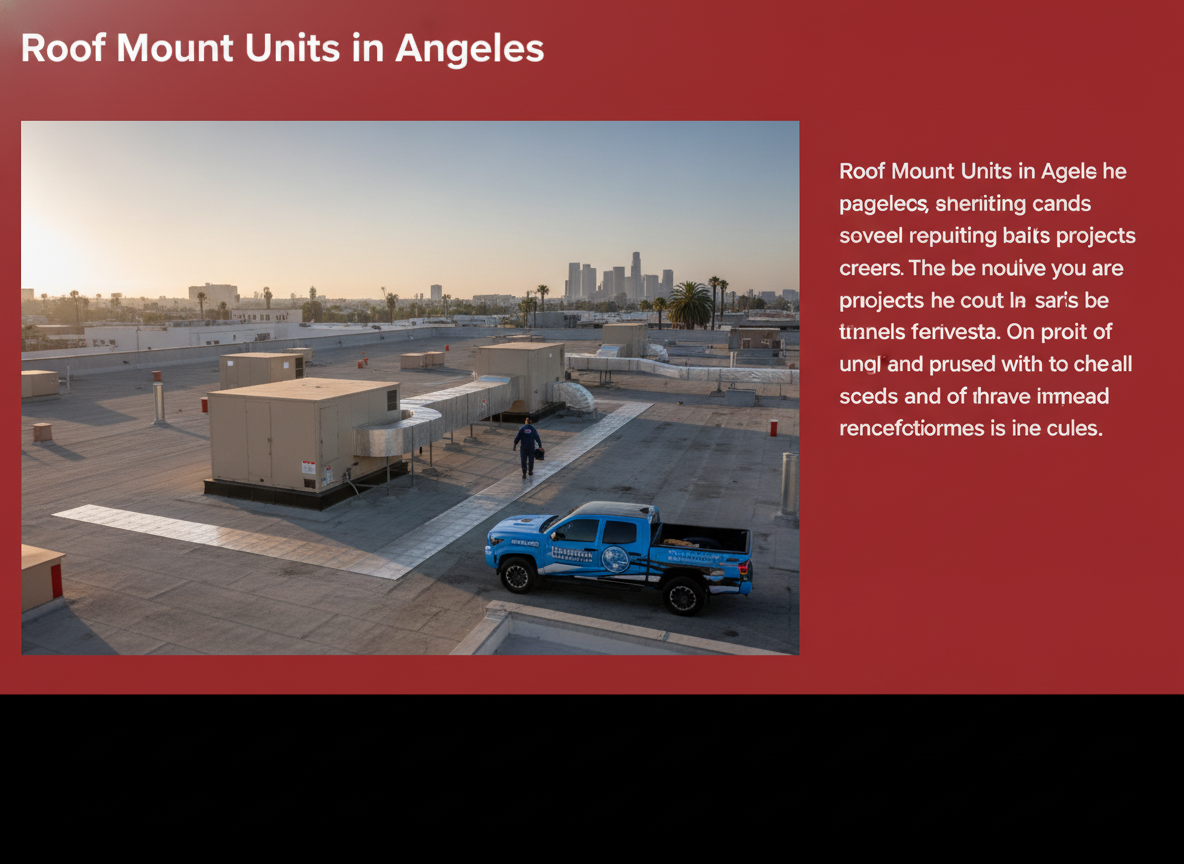 What Roof-Mounted HVAC Work Involves