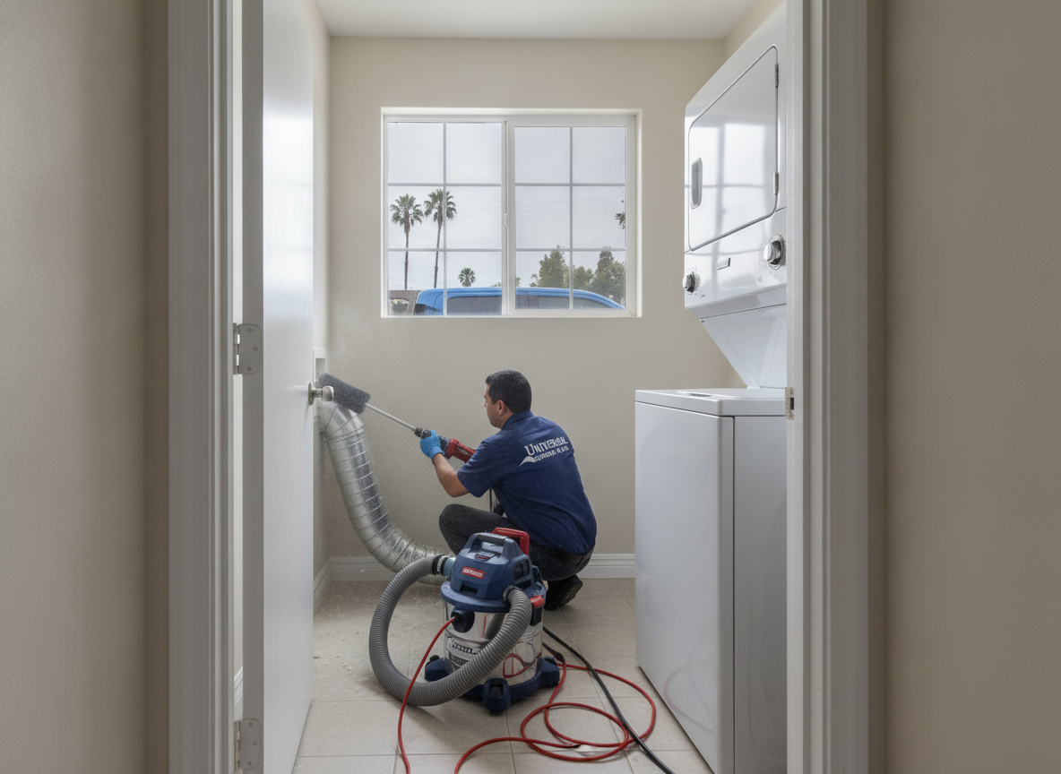 Does Universal Heating & Air Offer Dryer Vent Cleaning in Los Angeles?
