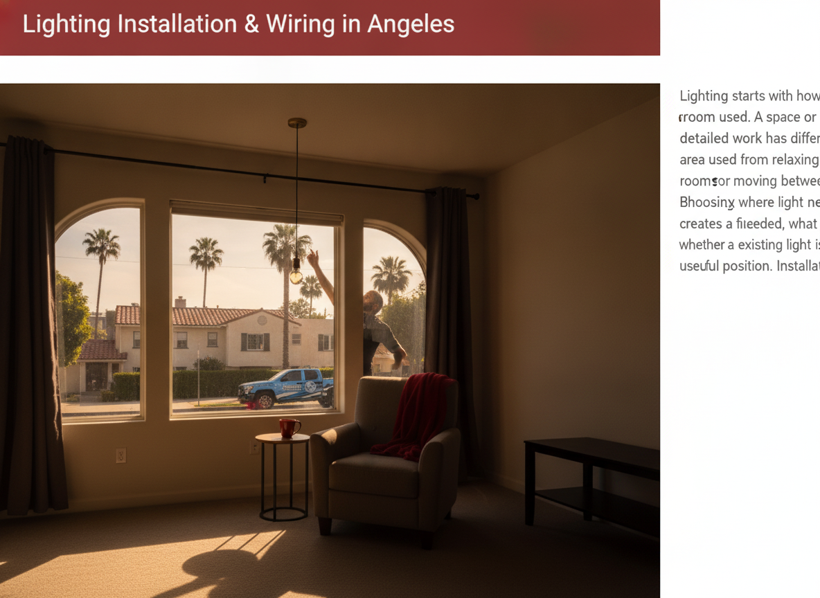 Plan the Light Around the Space