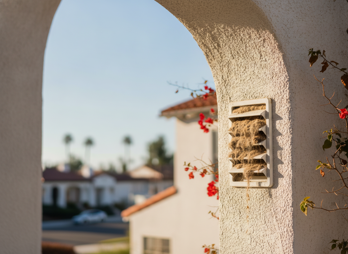 How do I request emergency dryer vent cleaning in Los Angeles?