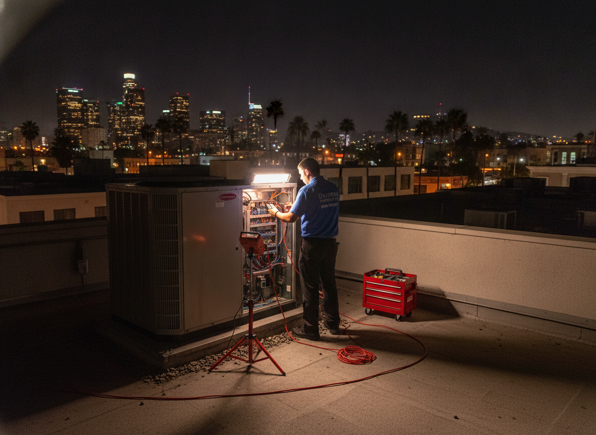 Does Universal Heating & Air Offer 24-Hour Commercial Emergency HVAC Service?